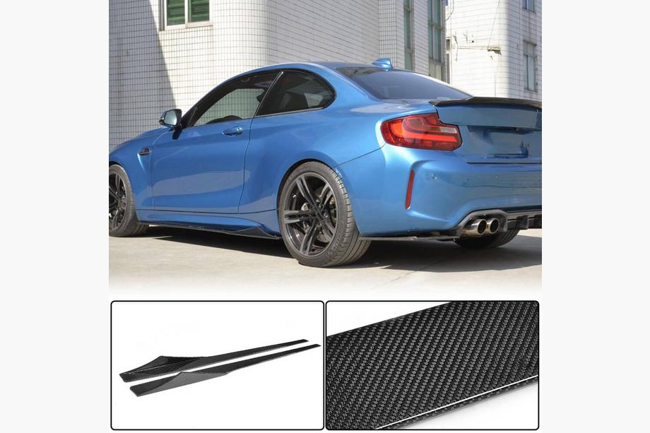 BMW 2 Series F22/F23 2014-2021 Schwellerleisten V1 (für F87, Carbon) Image