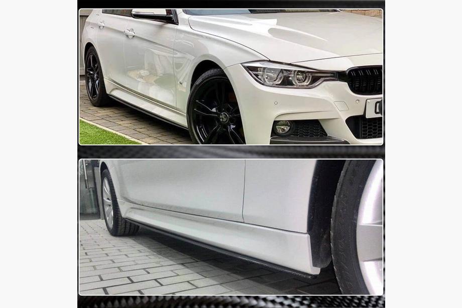 BMW 3 Series F30/F31 2012-2019 Schwellerabdeckungen V1 (für M-Sport Schweller, Carbon) Foto 4