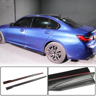 Schwellerverkleidungen V2 (für G20 M-Sport, Carbon) BMW 3 Series G20/G21 2018- Foto 1