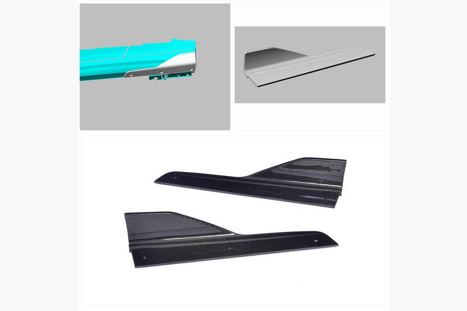 BMW 4 Series F32/F33/F36 2012-2020 Schwellerleisten Aufsätze (für F32/F33/F36 M-Sport, Carbon) Foto 2