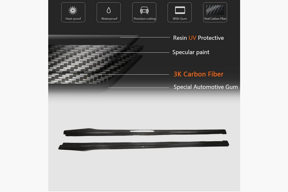 BMW 4 Series F32/F33/F36 2012-2020 Schwellerleisten V1 (für F32/F33 M-Sport, Carbon) Foto 5