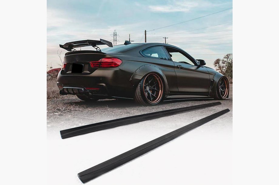 BMW 4 Series F32/F33/F36 2012-2020 Schwellerleisten V2 (für F32/F33 M-Sport, Carbon) Image