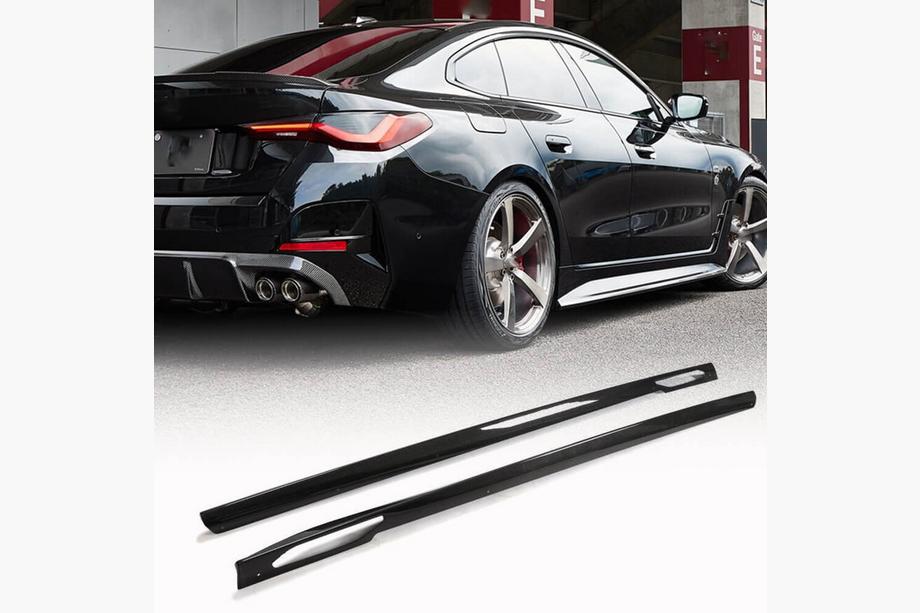 BMW 4 Series G22/23/26 2020- Einstiegsleisten Abdeckungen (für G26, Carbon) Foto 1