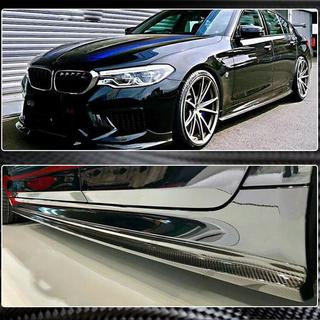 Seitenschweller-Aufsätze V2 (für M-Sport/M5, Carbon) BMW 5er G30/G31 2017–2023 Foto 4