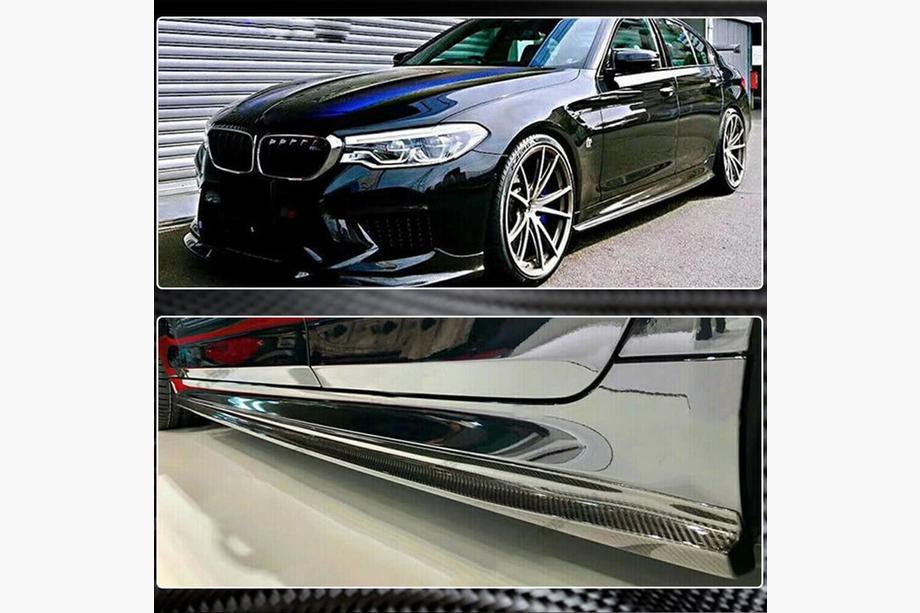 BMW 5er G30/G31 2017–2023 Seitenschweller-Aufsätze V2 (für M-Sport/M5, Carbon) Foto 4
