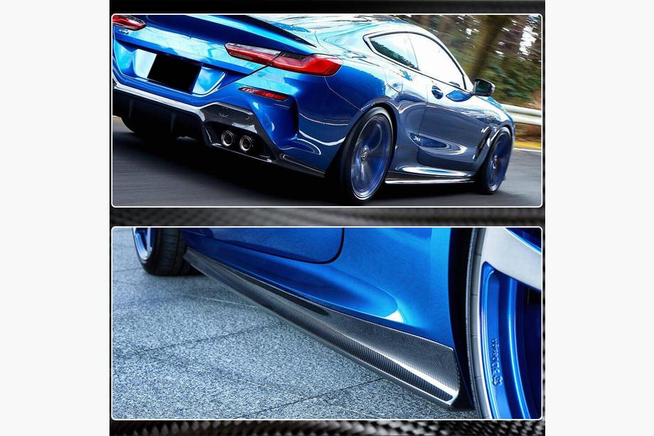 BMW 8 Series G14/G15/G16 2018- Schwellerleisten Aufsätze (für G14/G15 M-Sport, Carbon) Foto 3