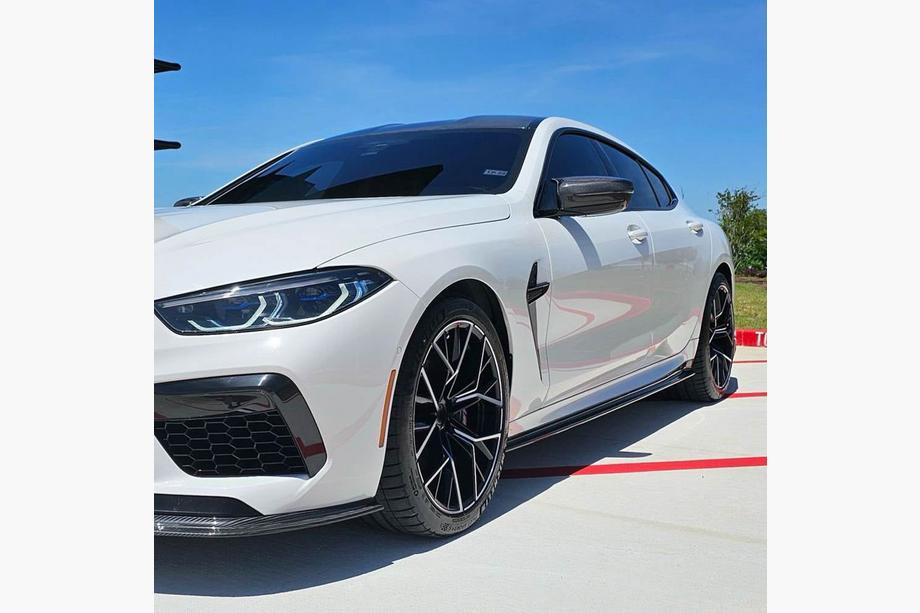 BMW 8 Series G14/G15/G16 2018- Schwellerleisten V1 (für G16 M-Sport/F93 M8, Carbon) Foto 2