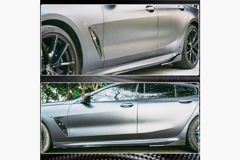 BMW 8 Series G14/G15/G16 2018- Schwellerleisten V2 (für G16 M-Sport/F93 M8, Carbon) Foto 4