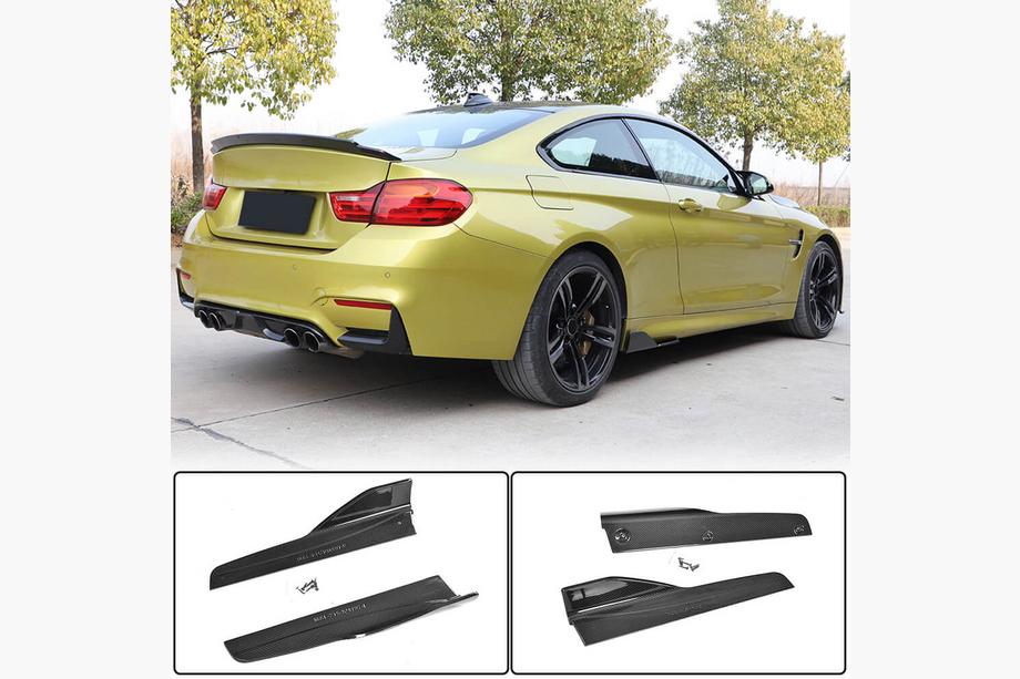 BMW 4 Series F32/F33/F36 2012-2020 Schwellerleisten V4 (für F82/F83, Carbon) Foto 1