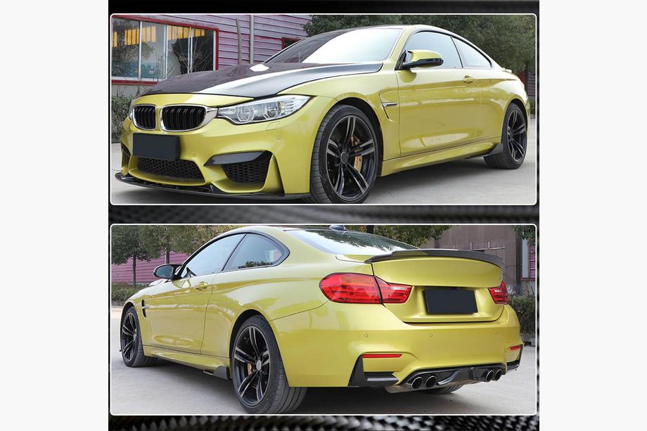 BMW 4 Series F32/F33/F36 2012-2020 Schwellerleisten V4 (für F82/F83, Carbon) Foto 5