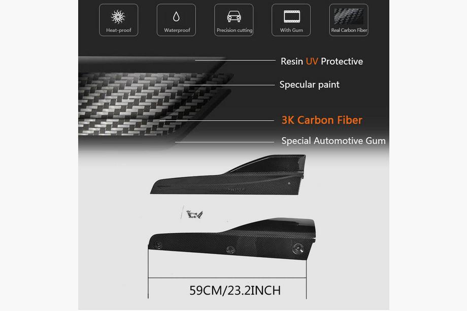 BMW 4 Series F32/F33/F36 2012-2020 Schwellerleisten V4 (für F82/F83, Carbon) Foto 6