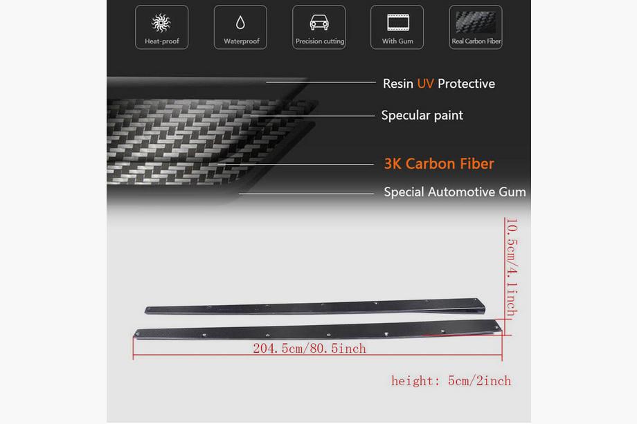 BMW 4 Series F32/F33/F36 2012-2020 Schwellerleisten V1 (für F82/F83, Carbon) Foto 5
