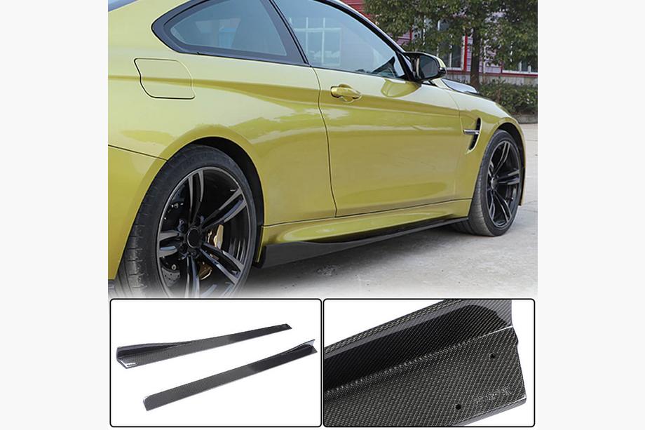 BMW 4 Series F32/F33/F36 2012-2020 Schwellerleisten V2 (für F82/F83, Carbon) Foto 1