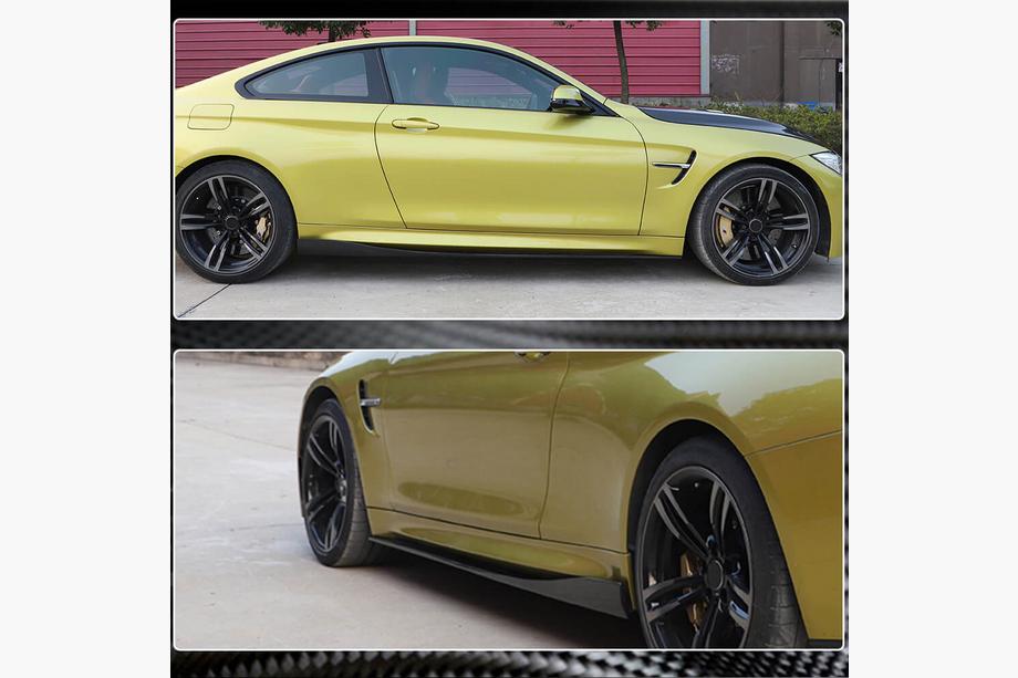 BMW 4 Series F32/F33/F36 2012-2020 Schwellerleisten V2 (für F82/F83, Carbon) Foto 3
