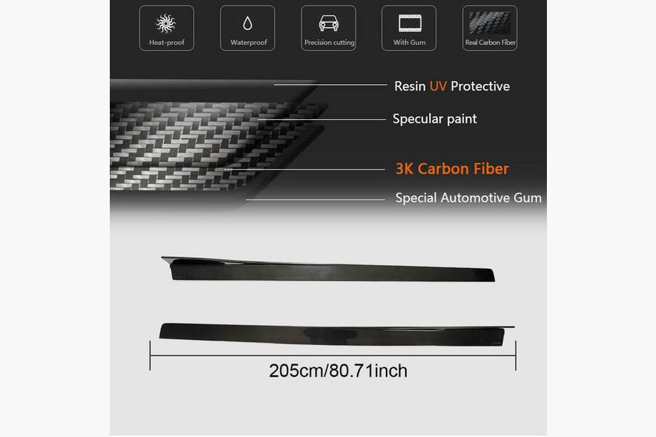 BMW 4 Series F32/F33/F36 2012-2020 Schwellerleisten V2 (für F82/F83, Carbon) Foto 5