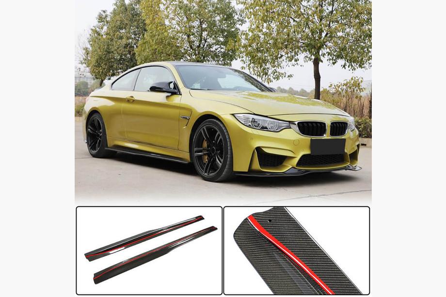BMW 4 Series F32/F33/F36 2012-2020 Schwellerverkleidungen FRP V4 (für F82) Image