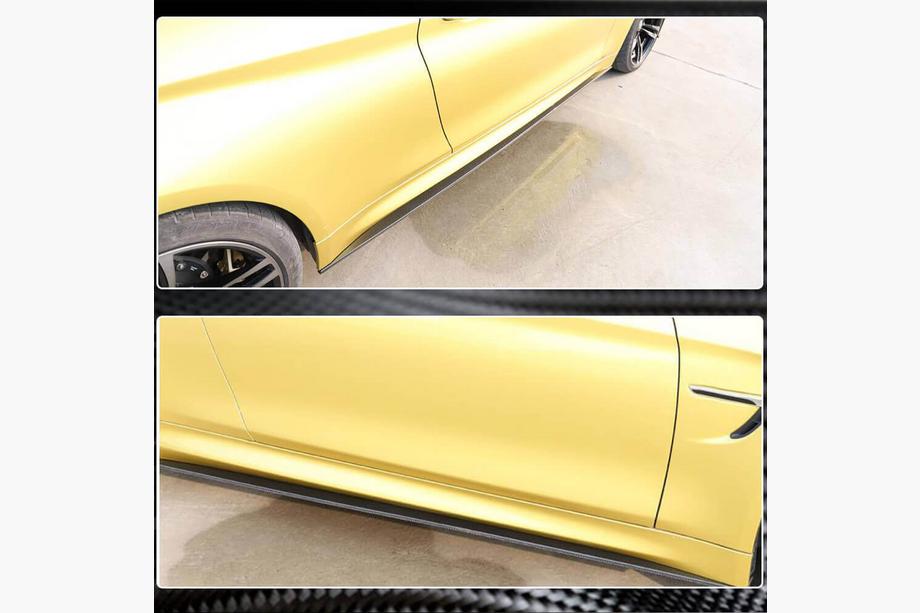 BMW 4 Series F32/F33/F36 2012-2020 Schwellerverkleidungen FRP V7 (für F82) Foto 3