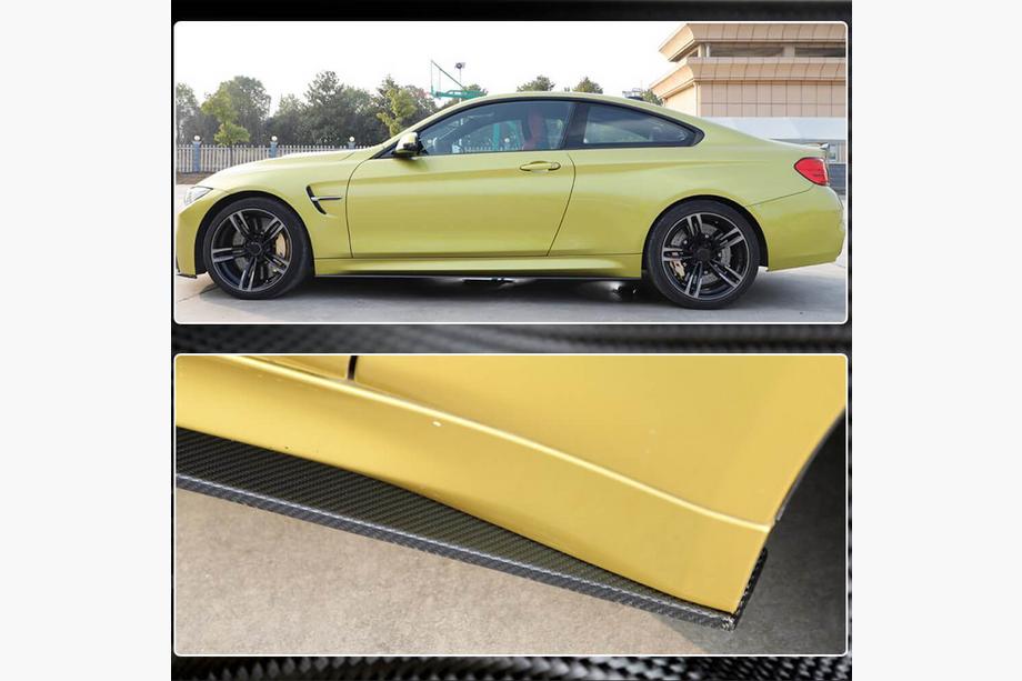 BMW 4 Series F32/F33/F36 2012-2020 Schwellerverkleidungen FRP V7 (für F82) Foto 4