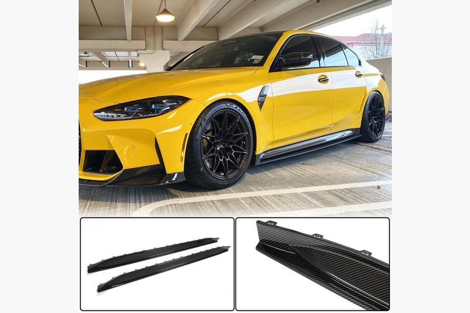 BMW 3 Series G20/G21 2018- Schwellerleisten Carbon V5 (für G80) Image