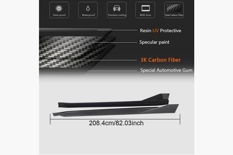BMW 4 Series G22/23/26 2020- Schwellerleisten V2 (für G82/G83, Carbon) Foto 6