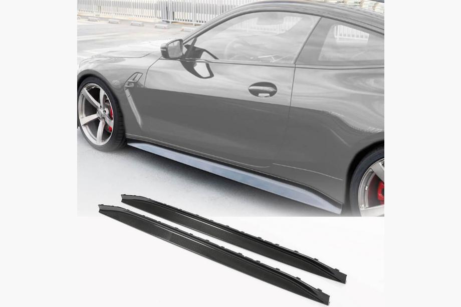 BMW 4 Series G22/23/26 2020- Schwellerleisten V4 (für G82/G83, Carbon) Foto 1