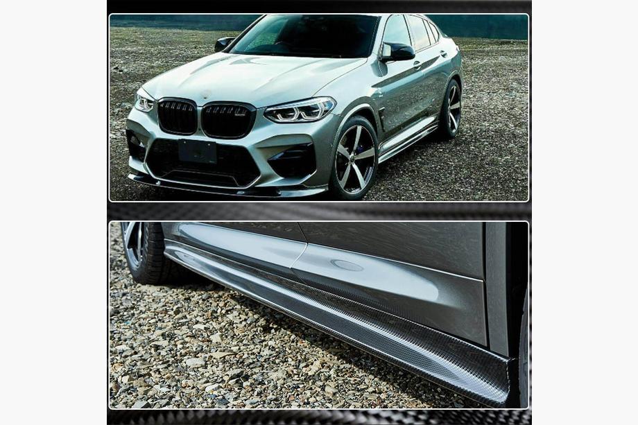 BMW X3 G01 2018- Schwellerleisten V1 (für F97/G01 M-Sport 2018-2021, Carbon) Foto 6