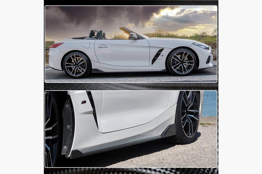 BMW Z4 (G29) 2018- Schwellerleisten Aufsätze (für M-Sport, Carbon) Foto 5