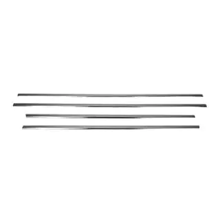 Fensterrahmen Zierleisten Edelstahl Aussen (4 Stk) SsangYong Rexton I 2001-2017 Foto 2