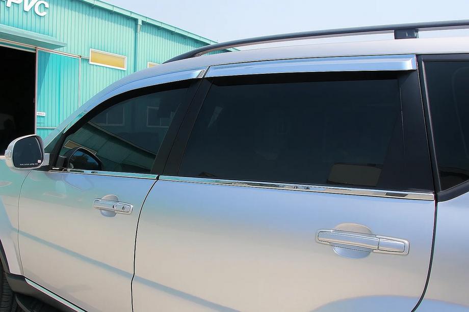 SsangYong Rexton I 2001-2017 Fensterrahmen Zierleisten Edelstahl Aussen (4 Stk) OmsaLine - Italienischer Edelstahl Image