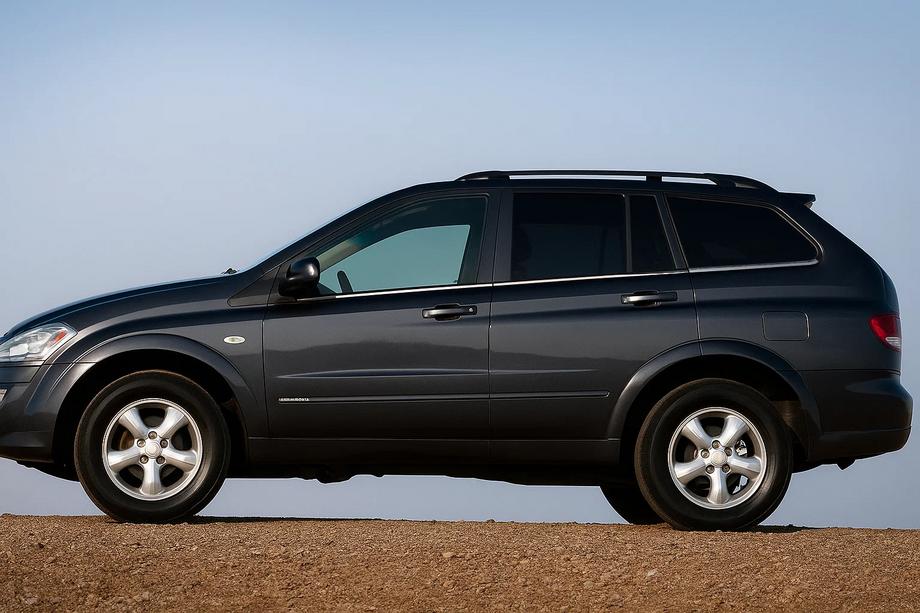 SsangYong Kyron 2005-2014 Fensterzierleisten Edelstahl Aussen (6 Stk) Image