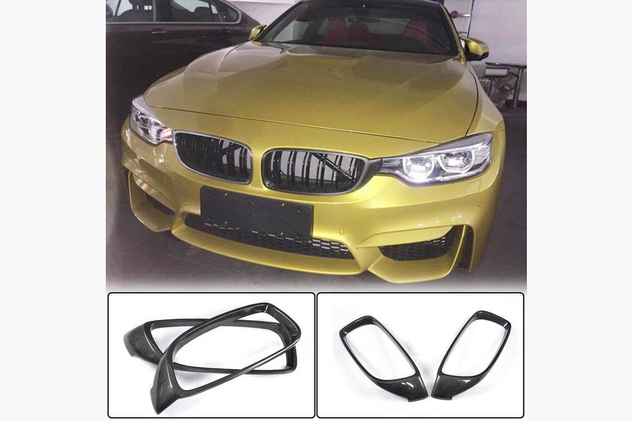 BMW 4 Series F32/F33/F36 2012-2020 Kühlergrill Umrandung (Carbon) Image