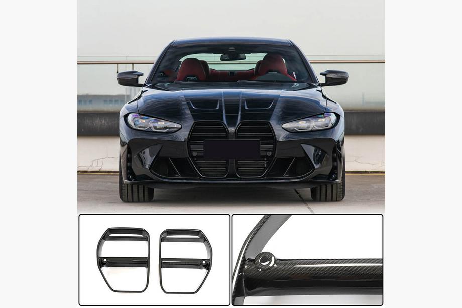 BMW 3 Series G20/G21 2018- Nieren V3 (für G80, Carbon) Image