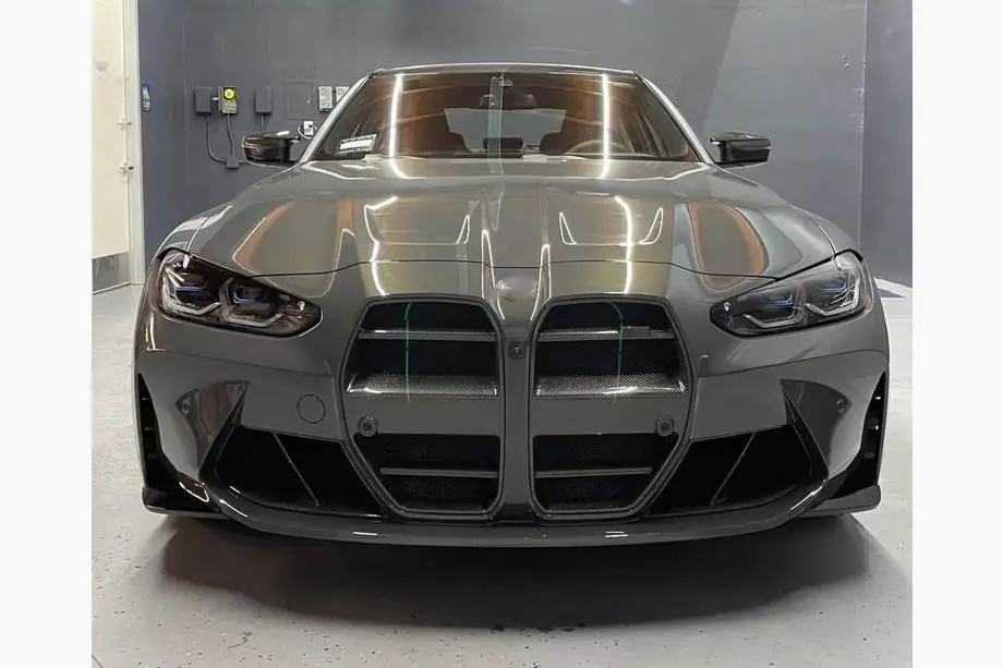 BMW 4 Series G22/23/26 2020- Nieren V4 (für G82/G83, Carbon) Foto 4
