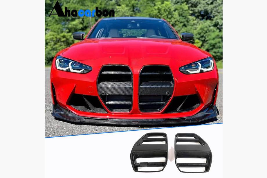 BMW 4 Series G22/23/26 2020- Nieren FRP V6 (für G82/G83 2021+ ohne ACC) Foto 1