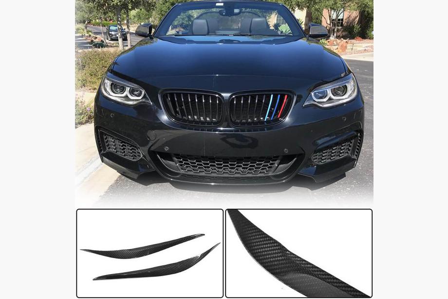 BMW 2 Series F22/F23 2014-2021 Scheinwerferblenden (Carbon) Image