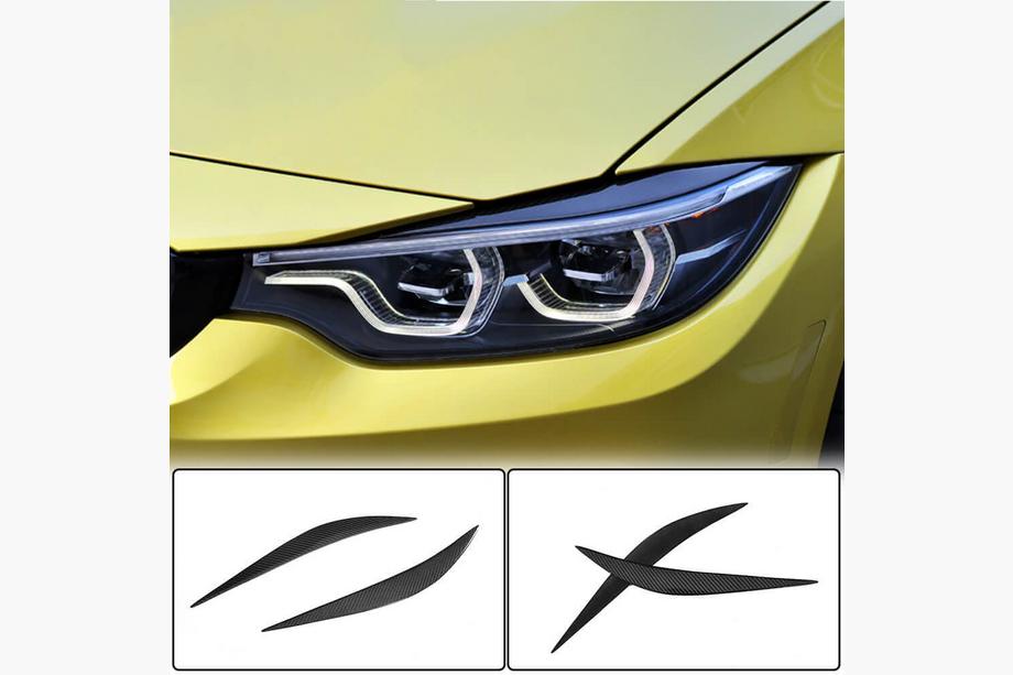 BMW 3 Series F30/F31 2012-2019 Scheinwerferblenden V1 (für F80, Carbon) Foto 1
