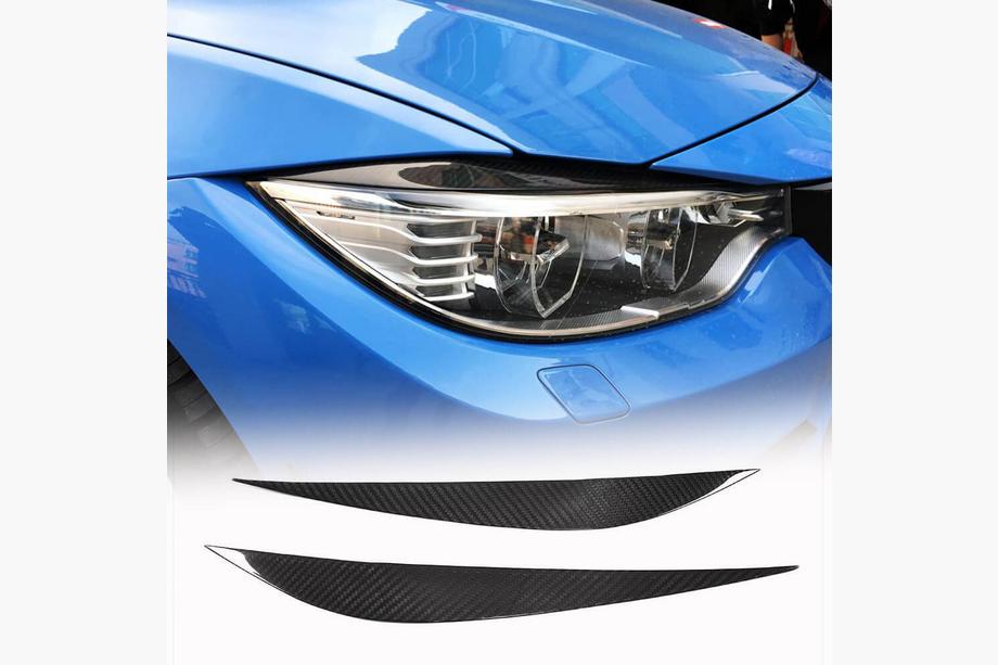 BMW 3 Series F30/F31 2012-2019 Scheinwerferblenden V2 (für F80, Carbon) Foto 1