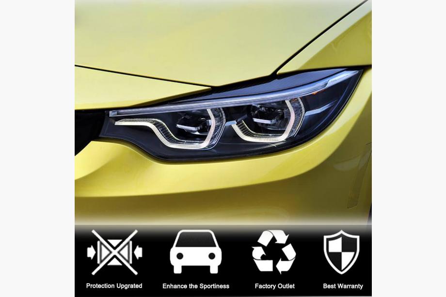 BMW 3 Series F30/F31 2012-2019 Scheinwerferblenden V2 (für F80, Carbon) Foto 4