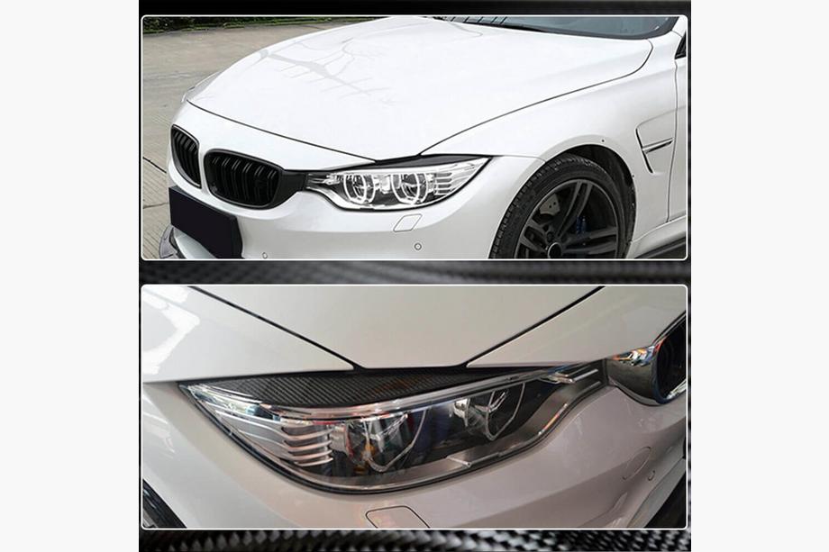 BMW 3 Series F30/F31 2012-2019 Scheinwerferblenden V2 (für F80, Carbon) Foto 5