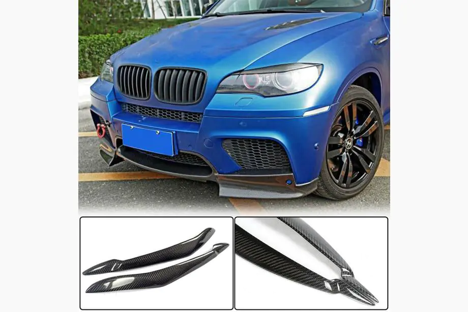 BMW X6 E71 2008–2014 Scheinwerferblenden (Carbon) Image