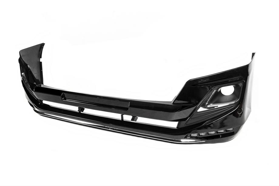 Toyota Land Cruiser Prado 150 2009-2023 Stoßstangenschutz vorne und hinten Luxury (2013-2017) Schwarz Foto 17