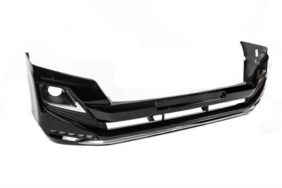 Toyota Land Cruiser Prado 150 2009-2023 Stoßstangenschutz vorne und hinten Luxury (2013-2017) Schwarz Foto 18