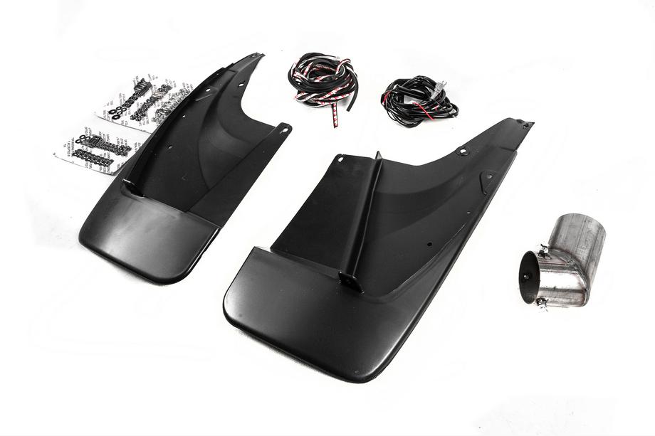 Toyota Land Cruiser Prado 150 2009-2023 Stoßstangenschutz vorne und hinten Luxury (2013-2017) Schwarz Foto 25
