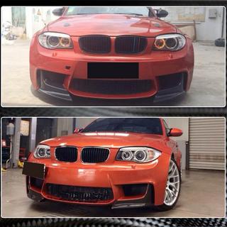 Frontstoßstangen Flap Aufsätze (für 1M E82, Carbon) BMW 1 Series E81/E82/E87/E88 2004-2011 Foto 3