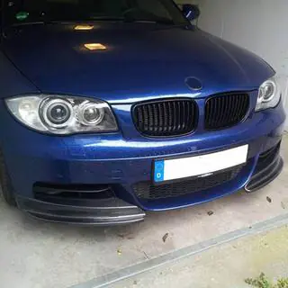 Frontstoßstangen Flap Aufsätze (für E82/E88 M-Sport, Carbon) Foto 2