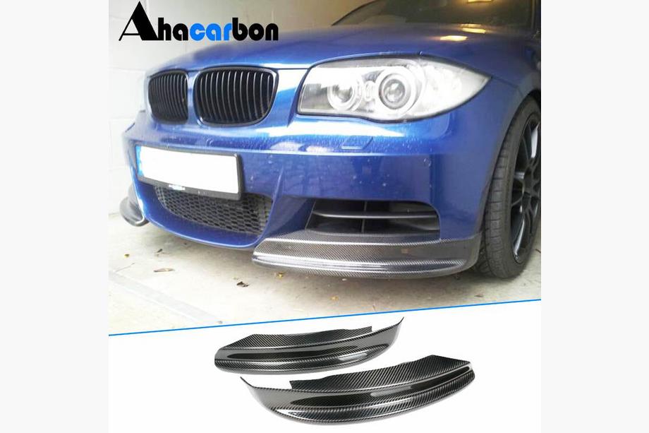 BMW 1 Series E81/E82/E87/E88 2004-2011 Frontstoßstangen Flap Aufsätze (für E82/E88 M-Sport, Carbon) Foto 1