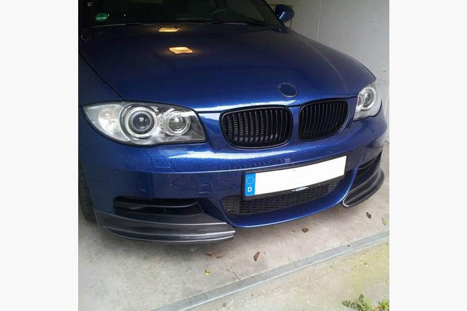 BMW 1 Series E81/E82/E87/E88 2004-2011 Frontstoßstangen Flap Aufsätze (für E82/E88 M-Sport, Carbon) Foto 2