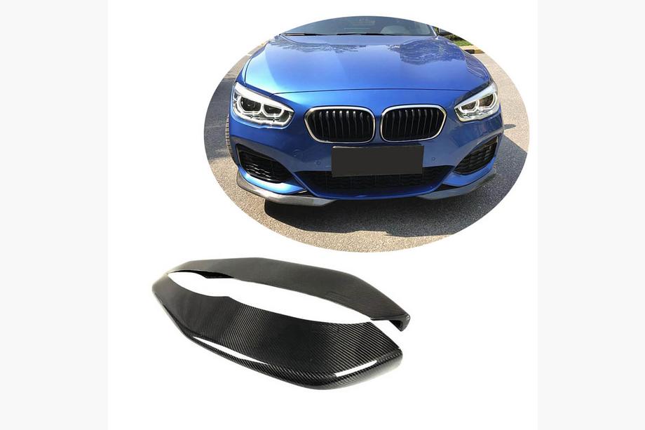 BMW 1 Series F20/F21 2011-2019 Frontstoßstangen Flaps Aufsätze (für M-Sport 2015-2019, Carbon) Foto 1