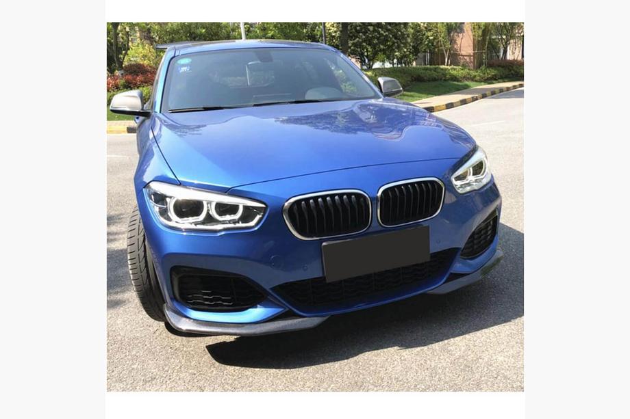 BMW 1 Series F20/F21 2011-2019 Frontstoßstangen Flaps Aufsätze (für M-Sport 2015-2019, Carbon) Foto 2