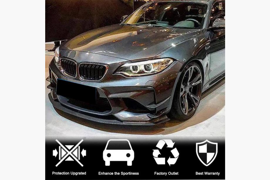 BMW 2 Series F22/F23 2014-2021 Frontstoßstangen Flaps FRP V2 für F87 M2 2016-2020 Foto 2